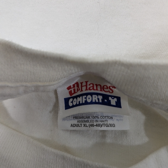 United We Stand adult T-shirt commemorating 9-11. White with design. Size XL. - Picture 7 of 7